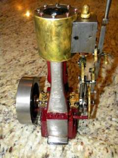 Hit Miss Vertical Steam Engine Circa 1900s Working Model Highly 