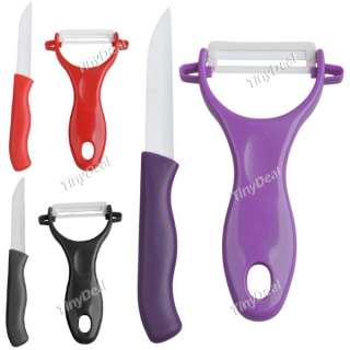   Ceramic Knives Set Knife & Peeler for Fruit Vegetables HKI 56778