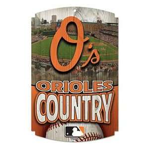  Baltimore Orioles Wood Sign: Sports & Outdoors