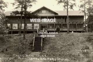 1920s GRAND VIEW LODGE GULL LAKE BRAINERD MN BIG PHOTO  