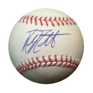 : Signed Mike Moustakas Baseball Kansas City Royals MLB COA Moustakas 