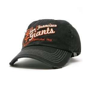  San Francisco Giants Victor Adjustable Cap   Black 