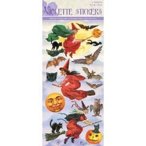  Violette Stickers Vintage Halloween Witches Office 