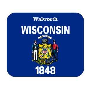  US State Flag   Walworth, Wisconsin (WI) Mouse Pad 