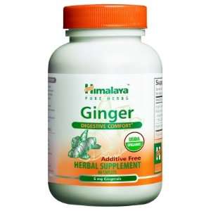 Himalaya Herbal Ginger   Digestive Comfort   60 Vcaps   400 mg