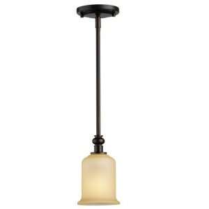 Forecast F175368 Hinsdale 1 Light Mini Pendant in Deep Bronze with 
