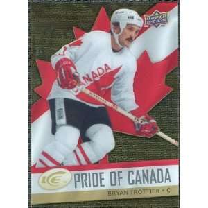   Deck Ice Pride of Canada #GOLD4 Bryan Trottier: Sports Collectibles