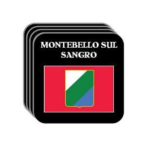Italy Region, Abruzzo   MONTEBELLO SUL SANGRO Set of 4 Mini Mousepad 