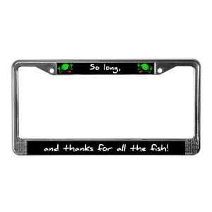   Frame Hitchhikers guide to the galaxy License Plate Fram Automotive