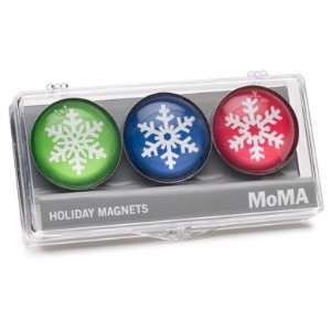 MOMA   Holiday Icons Domed Magnet Set 3 Pk 