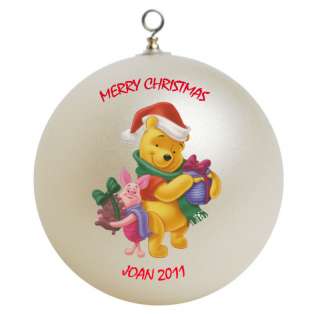 Personalized Winnie the Pooh Christmas Ornament Gift  