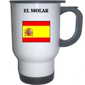  Spain (Espana)   EL MOLAR White Stainless Steel Mug 