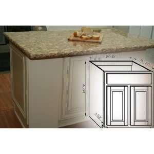   White V3021   Double Door Vanity Base Cabinet: Home & Kitchen
