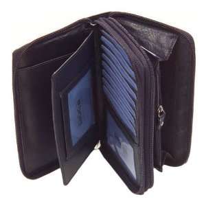  MOGA Ladies Wallet Genuine Leather Blkopen # 94575 Office 