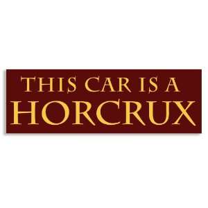  This Car is a Horcrux Bumper Sticker 