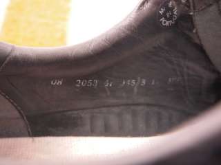 MEHPISTO Match Black Leather Lace up Walking Shoe US 11.5  