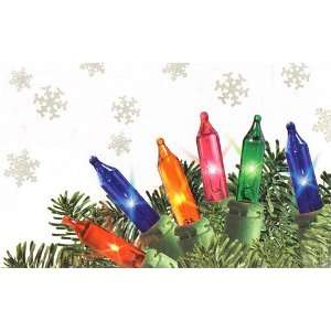  of 35 Multi Color Mini Christmas Lights   Green Wire: Home Improvement