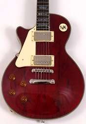   Red Spalt Left Handed Electric Guitar w/EGC300 Hard Shall Case  