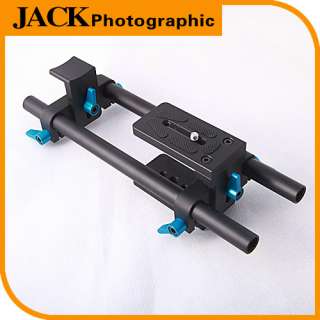   Rail 15mm Rod Support System For Matte Box Canon Nikon Camera  
