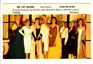 Female Impersonators Club My O My New Orleans Postcard  
