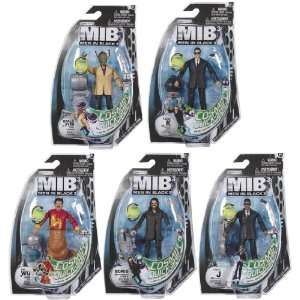  Men In Black MIB3 Basic Figure & Small Accessory Set Of 5 