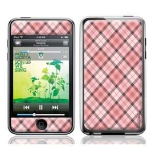  I Wrapz Pink Plaid Berry skin sticker for Apple iPod Touch 