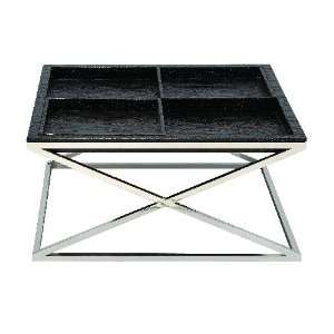  Contemporary Metal Wood Coffee Table: Furniture & Decor