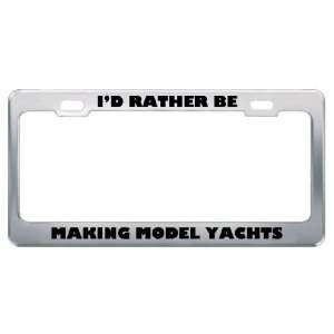   Making Model Yachts Metal License Plate Frame Tag Holder Automotive