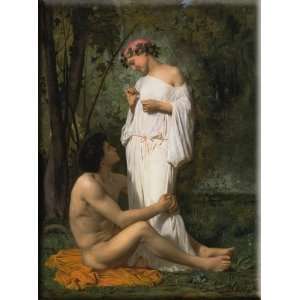  Idylle 22x30 Streched Canvas Art by Bouguereau, William 