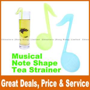 Music note Teaspoon Spoon Tea Strainer Infuser Filter J  