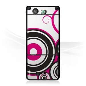  Design Skins for Sony Ericsson W880i   Pink Circles Design 