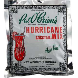 Pat OBriens Hurricane Cocktail Mix   Rum Mixer 845033059003  