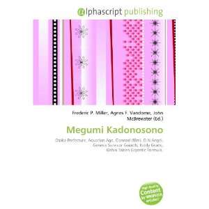  Megumi Kadonosono (9786132783653) Books