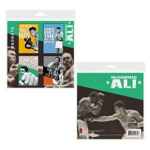 Muhammad Ali 2x3 Inch Button Fridge Magnets (Set of 4 Large Magnetic 