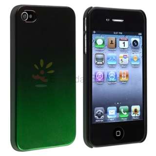   Green Case+PRIVACY FILTER for Sprint Verizon AT&T iPhone 4 G 4S  