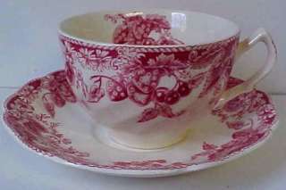 JOHNSON BROTHERS STRAWBERRY FAIR CUP SAUCER SET/S NICE  