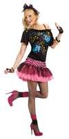 ADULT 80S POP PARTY GIRL MADONNA COSTUME DRESS FW122564  