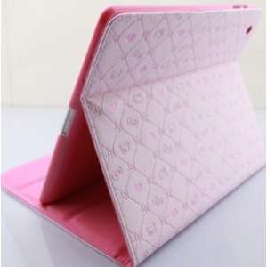   Stand Leather Pink Case Cover For Ipad1 ipad2 ipad3 