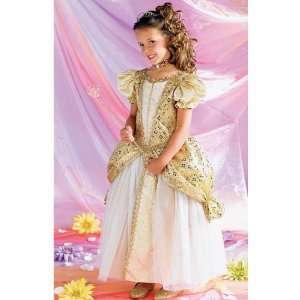  Gold Princess Child Costume Size 6/8: Toys & Games