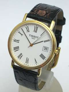 Tissot 18k Solid Gold Watch for Men with Box & Papers  