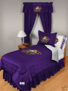 LSU Tigers TWIN Comforter, Sheets, 4PC. Bedding, NEW!  