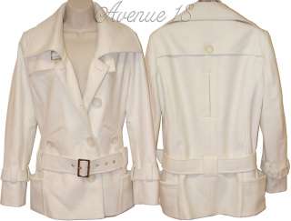   Victoria Secret Drop Waist Belted Wool Coat Jacket 201 141 B02  