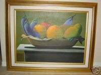 Jean Claude Legagneur Oil Painting   Bowl of Fruit  
