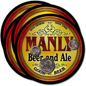 Manly, IA Beer & Ale Coasters   4pk