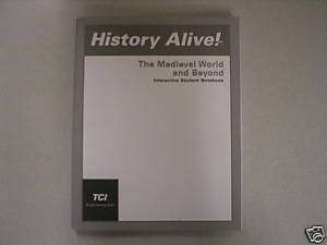 TCI History Alive Medieval World and Beyond Notebook 9781583713822 