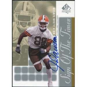   Sign of the Times #JD JaJuan Dawson Autograph Sports Collectibles