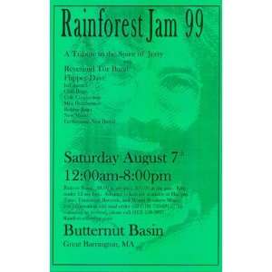  Rainforest Jam Jerry Garcia Tribute Concert Poster 1999 
