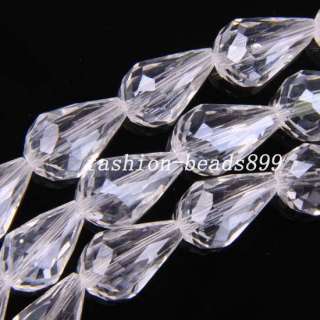 Swarovski Crystal Faceted Teardrop Beads 25PCS D173  