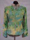 NEW #1215010 LISA NELLE YELLOW GREEN TIE DYE SHIRT 2X ONE OF A KIND