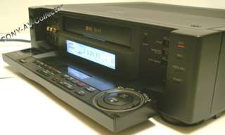    OF THE LINE Sony SVO 2000 SVHS/S VHS Hi Fi Stereo Editing VCR Deck
